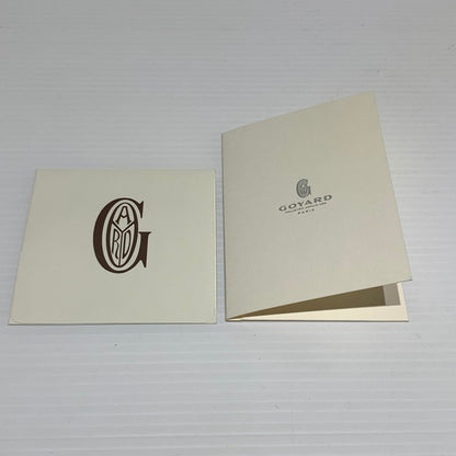 【中古品】【メンズ/レディース】 GOYARD ゴヤール プリュメポーチウォレット カバン ポシェット ショルダーバッグ ハンドバッグ 180-260830-ko-05-tei カラー：ブラック×タン 万代Net店