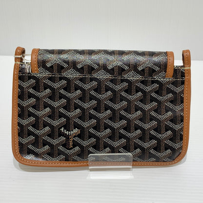 【中古品】【メンズ/レディース】 GOYARD ゴヤール プリュメポーチウォレット カバン ポシェット ショルダーバッグ ハンドバッグ 180-260830-ko-05-tei カラー：ブラック×タン 万代Net店