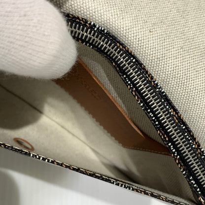 【中古品】【メンズ/レディース】 GOYARD ゴヤール プリュメポーチウォレット カバン ポシェット ショルダーバッグ ハンドバッグ 180-260830-ko-05-tei カラー：ブラック×タン 万代Net店