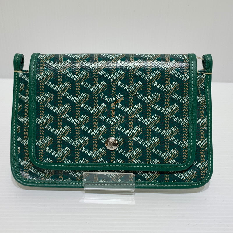 【中古品】【メンズ/レディース】 GOYARD ゴヤール プリュメポーチウォレット カバン ポシェット ショルダーバッグ ハンドバッグ 180-260830-ko-04-tei カラー：グリーン 万代Net店