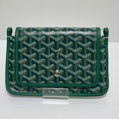 【中古品】【メンズ/レディース】 GOYARD ゴヤール プリュメポーチウォレット カバン ポシェット ショルダーバッグ ハンドバッグ 180-260830-ko-04-tei カラー：グリーン 万代Net店