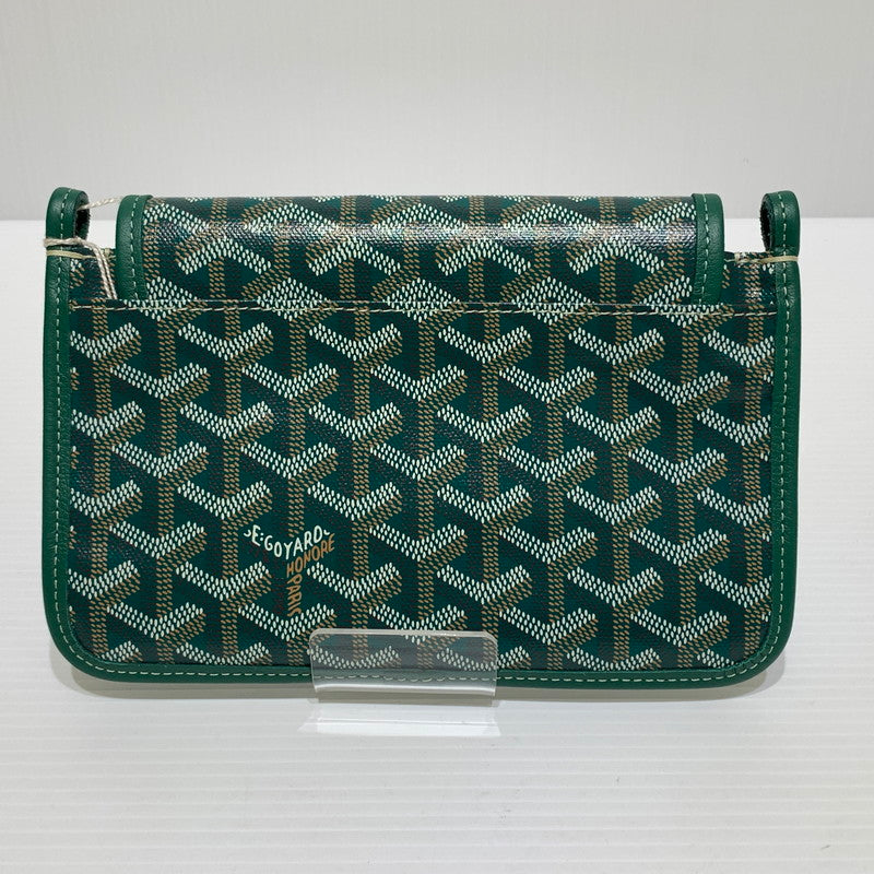 【中古品】【メンズ/レディース】 GOYARD ゴヤール プリュメポーチウォレット カバン ポシェット ショルダーバッグ ハンドバッグ 180-260830-ko-04-tei カラー：グリーン 万代Net店