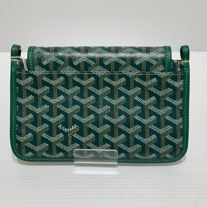 【中古品】【メンズ/レディース】 GOYARD ゴヤール プリュメポーチウォレット カバン ポシェット ショルダーバッグ ハンドバッグ 180-260830-ko-04-tei カラー：グリーン 万代Net店