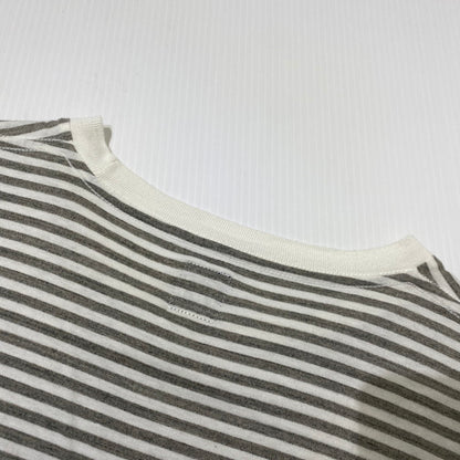 【中古品】【メンズ】 HUMANMADE ヒューマンメイド BORDER TEE ボーダー Tシャツ 半袖 トップス 142-260831-yo-01-tei サイズ：L カラー：グレー 万代Net店