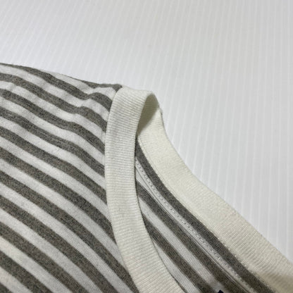 【中古品】【メンズ】 HUMANMADE ヒューマンメイド BORDER TEE ボーダー Tシャツ 半袖 トップス 142-260831-yo-01-tei サイズ：L カラー：グレー 万代Net店