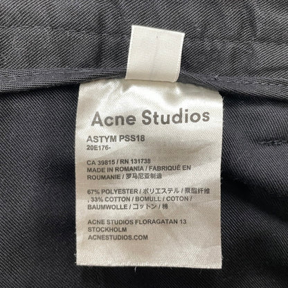 【中古品】【メンズ】 Acne Studios アクネストゥディオズ COTTON PANTS MADE IN ROMANIA ASTYM PSS18 コットンパンツ ボトムス ルーマニア製 152-260905-ss-11-teih サイズ：46 カラー：ブラック 万代Net店