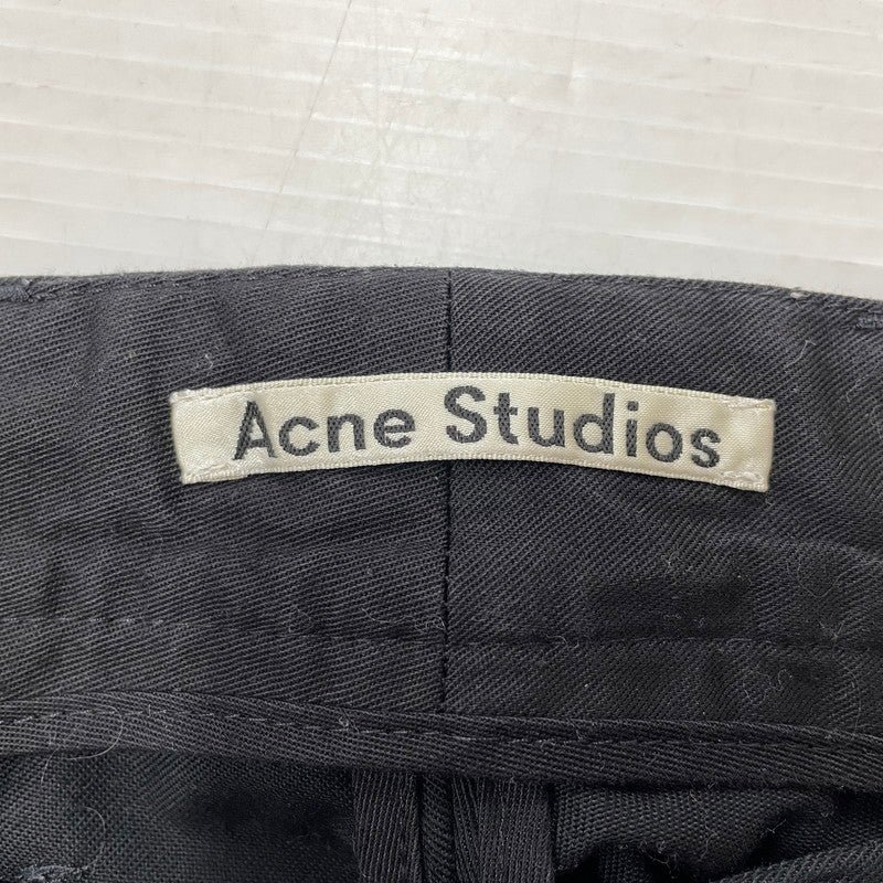 【中古品】【メンズ】 Acne Studios アクネストゥディオズ COTTON PANTS MADE IN ROMANIA ASTYM PSS18 コットンパンツ ボトムス ルーマニア製 152-260905-ss-11-teih サイズ：46 カラー：ブラック 万代Net店
