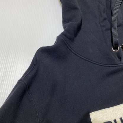 【中古品】【メンズ】 BURBERRY LONDON バーバリー ロンドン BOX LOGO PULLOVER HOODIE 8021437 ボックスロゴ プルオーバー フーディ 長袖 トップス パーカー 141-260831-yo-08-tei サイズ：L カラー：ブラック 万代Net店