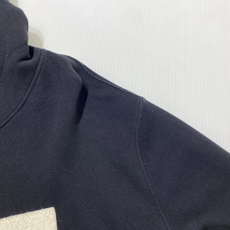【中古品】【メンズ】 BURBERRY LONDON バーバリー ロンドン BOX LOGO PULLOVER HOODIE 8021437 ボックスロゴ プルオーバー フーディ 長袖 トップス パーカー 141-260831-yo-08-tei サイズ：L カラー：ブラック 万代Net店