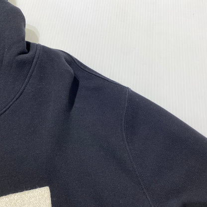 【中古品】【メンズ】 BURBERRY LONDON バーバリー ロンドン BOX LOGO PULLOVER HOODIE 8021437 ボックスロゴ プルオーバー フーディ 長袖 トップス パーカー 141-260831-yo-08-tei サイズ：L カラー：ブラック 万代Net店