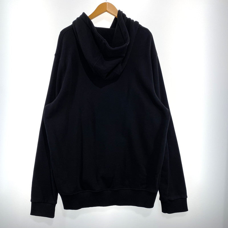 【中古品】【メンズ】 BURBERRY LONDON バーバリー ロンドン BOX LOGO PULLOVER HOODIE 8021437 ボックスロゴ プルオーバー フーディ 長袖 トップス パーカー 141-260831-yo-08-tei サイズ：L カラー：ブラック 万代Net店