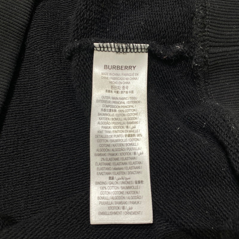 【中古品】【メンズ】 BURBERRY LONDON バーバリー ロンドン BOX LOGO PULLOVER HOODIE 8021437 ボックスロゴ プルオーバー フーディ 長袖 トップス パーカー 141-260831-yo-08-tei サイズ：L カラー：ブラック 万代Net店