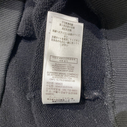 【中古品】【メンズ】 BURBERRY LONDON バーバリー ロンドン BOX LOGO PULLOVER HOODIE 8021437 ボックスロゴ プルオーバー フーディ 長袖 トップス パーカー 141-260831-yo-08-tei サイズ：L カラー：ブラック 万代Net店