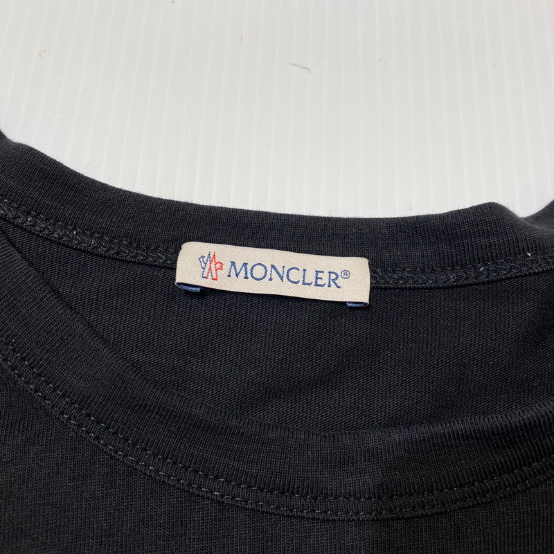【中古品】【メンズ】 MONCLER モンクレール 20SS MAGLIA T-SHIRT F10918C71010 8390T マリア Tシャツ 半袖 トップス 141-260831-yo-02-tei サイズ：L カラー：ブラック 万代Net店