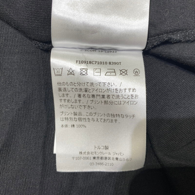 【中古品】【メンズ】 MONCLER モンクレール 20SS MAGLIA T-SHIRT F10918C71010 8390T マリア Tシャツ 半袖 トップス 141-260831-yo-02-tei サイズ：L カラー：ブラック 万代Net店
