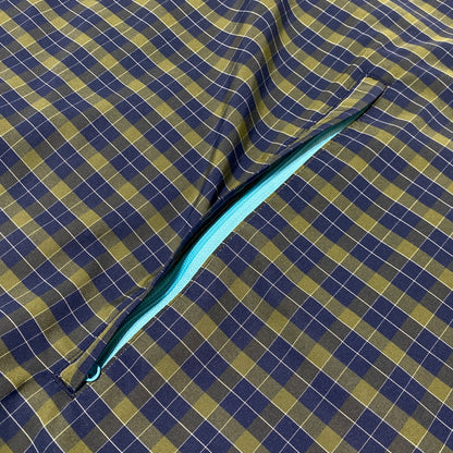 【中古品】【メンズ】 SUPREME シュプリーム 25AW PLAID TRACK JACKET プレイド トラックジャケット ライトアウター 149-260831-yo-11-tei サイズ：XXL カラー：ネイビー/オリーブグリーン 万代Net店