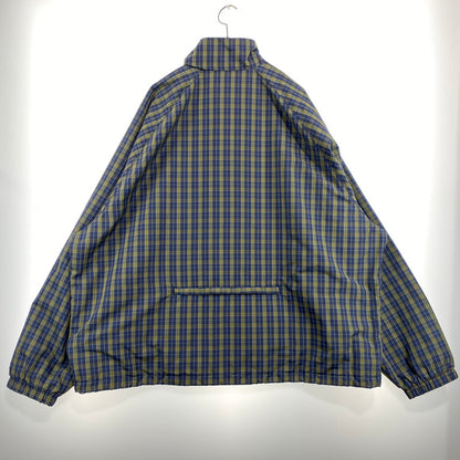 【中古品】【メンズ】 SUPREME シュプリーム 25AW PLAID TRACK JACKET プレイド トラックジャケット ライトアウター 149-260831-yo-11-tei サイズ：XXL カラー：ネイビー/オリーブグリーン 万代Net店