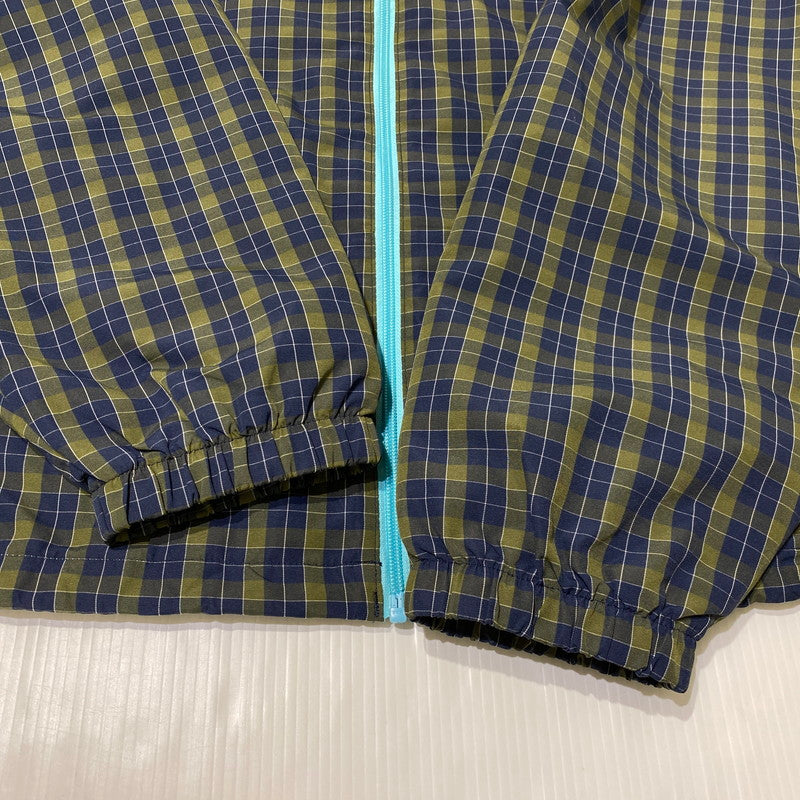 【中古品】【メンズ】 SUPREME シュプリーム 25AW PLAID TRACK JACKET プレイド トラックジャケット ライトアウター 149-260831-yo-11-tei サイズ：XXL カラー：ネイビー/オリーブグリーン 万代Net店
