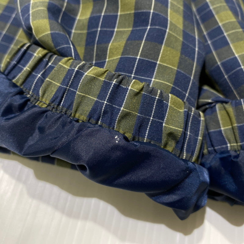 【中古品】【メンズ】 SUPREME シュプリーム 25AW PLAID TRACK JACKET プレイド トラックジャケット ライトアウター 149-260831-yo-11-tei サイズ：XXL カラー：ネイビー/オリーブグリーン 万代Net店