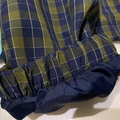【中古品】【メンズ】 SUPREME シュプリーム 25AW PLAID TRACK JACKET プレイド トラックジャケット ライトアウター 149-260831-yo-11-tei サイズ：XXL カラー：ネイビー/オリーブグリーン 万代Net店