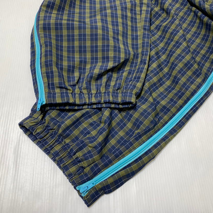 【中古品】【メンズ】 SUPREME シュプリーム 25AW PLAID WARM UP PANT プレイド ウォームアップ パンツ ボトムス 149-260831-yo-14-tei サイズ：XXL カラー：ネイビー/オリーブグリーン 万代Net店