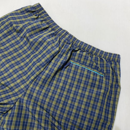 【中古品】【メンズ】 SUPREME シュプリーム 25AW PLAID WARM UP PANT プレイド ウォームアップ パンツ ボトムス 149-260831-yo-14-tei サイズ：XXL カラー：ネイビー/オリーブグリーン 万代Net店