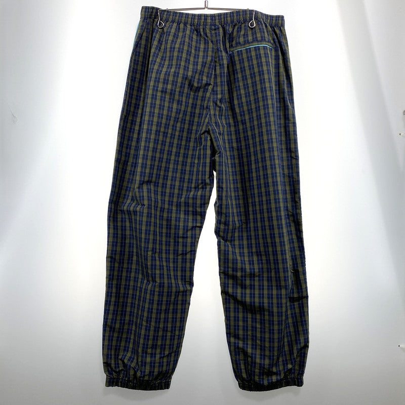 【中古品】【メンズ】 SUPREME シュプリーム 25AW PLAID WARM UP PANT プレイド ウォームアップ パンツ ボトムス 149-260831-yo-14-tei サイズ：XXL カラー：ネイビー/オリーブグリーン 万代Net店