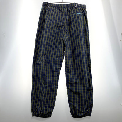 【中古品】【メンズ】 SUPREME シュプリーム 25AW PLAID WARM UP PANT プレイド ウォームアップ パンツ ボトムス 149-260831-yo-14-tei サイズ：XXL カラー：ネイビー/オリーブグリーン 万代Net店