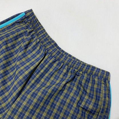【中古品】【メンズ】 SUPREME シュプリーム 25AW PLAID WARM UP PANT プレイド ウォームアップ パンツ ボトムス 149-260831-yo-14-tei サイズ：XXL カラー：ネイビー/オリーブグリーン 万代Net店