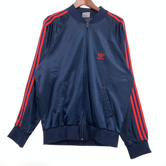 【現状渡し品】【メンズ】 adidas アディダス 70~80's ATP TRACK JACKET VINTAGE 70~80年代 トラックジャケット ライトアウター ジャージ ヴィンテージ 148-260901-ko-15-teih サイズ：L カラー：ネイビー 万代Net店