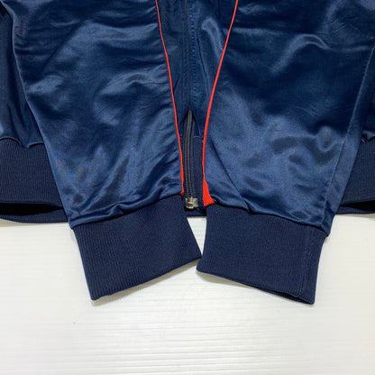 【現状渡し品】【メンズ】 adidas アディダス 70~80's ATP TRACK JACKET VINTAGE 70~80年代 トラックジャケット ライトアウター ジャージ ヴィンテージ 148-260901-ko-15-teih サイズ：L カラー：ネイビー 万代Net店