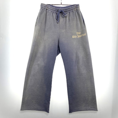 【中古品】【メンズ】 BOWWOW バウワウ THE DITC JOURNAL SWEAT PANTS ジャーナル スウェット パンツ ボトムス 151-260831-yo-15-tei サイズ：XXL カラー：ブルー 万代Net店