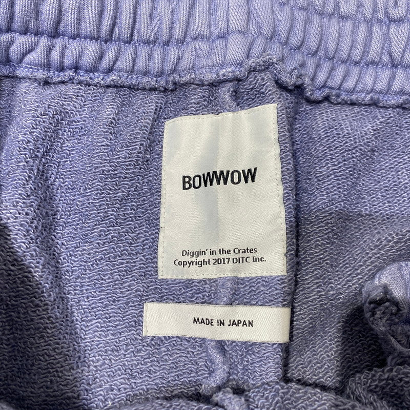 【中古品】【メンズ】 BOWWOW バウワウ THE DITC JOURNAL SWEAT PANTS ジャーナル スウェット パンツ ボトムス 151-260831-yo-15-tei サイズ：XXL カラー：ブルー 万代Net店