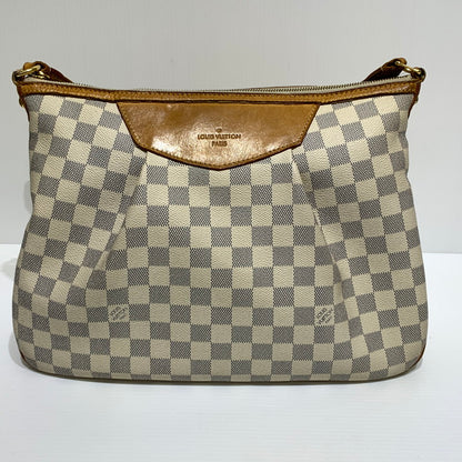 【中古品】【メンズ/レディース】 LOUIS VUITTON ルイ・ヴィトン N41113 ダミエアズール シラクーサPM ショルダーバッグ カバン 斜め掛け 179-260830-ko-01-tei カラー：アイボリー系 万代Net店