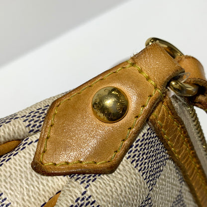 【中古品】【メンズ/レディース】 LOUIS VUITTON ルイ・ヴィトン N41113 ダミエアズール シラクーサPM ショルダーバッグ カバン 斜め掛け 179-260830-ko-01-tei カラー：アイボリー系 万代Net店