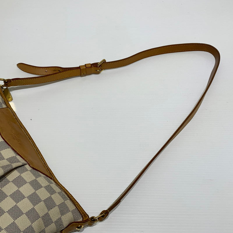 【中古品】【メンズ/レディース】 LOUIS VUITTON ルイ・ヴィトン N41113 ダミエアズール シラクーサPM ショルダーバッグ カバン 斜め掛け 179-260830-ko-01-tei カラー：アイボリー系 万代Net店