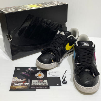 【中古品】【メンズ】 NIKE ナイキ × peaceminusone ピースマイナスワン 別注 コラボ AIR FORCE 1 LOW PARA-NOISE AQ3692-004 エアフォース1 ロー パラノイズ スニーカー 靴 シューズ 160-260830-ko-02-tei サイズ：28cm カラー：ブラック 万代Net店