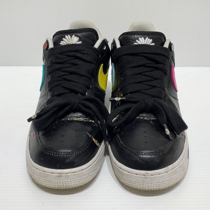 【中古品】【メンズ】 NIKE ナイキ × peaceminusone ピースマイナスワン 別注 コラボ AIR FORCE 1 LOW PARA-NOISE AQ3692-004 エアフォース1 ロー パラノイズ スニーカー 靴 シューズ 160-260830-ko-02-tei サイズ：28cm カラー：ブラック 万代Net店