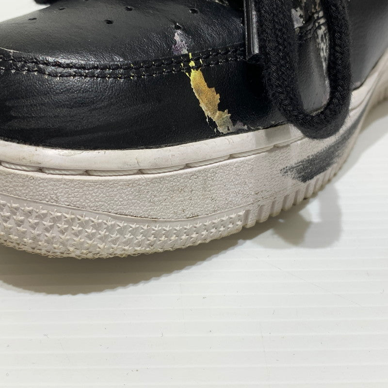 【中古品】【メンズ】 NIKE ナイキ × peaceminusone ピースマイナスワン 別注 コラボ AIR FORCE 1 LOW PARA-NOISE AQ3692-004 エアフォース1 ロー パラノイズ スニーカー 靴 シューズ 160-260830-ko-02-tei サイズ：28cm カラー：ブラック 万代Net店