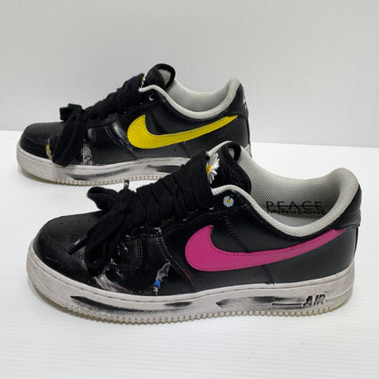 【中古品】【メンズ】 NIKE ナイキ × peaceminusone ピースマイナスワン 別注 コラボ AIR FORCE 1 LOW PARA-NOISE AQ3692-004 エアフォース1 ロー パラノイズ スニーカー 靴 シューズ 160-260830-ko-02-tei サイズ：28cm カラー：ブラック 万代Net店