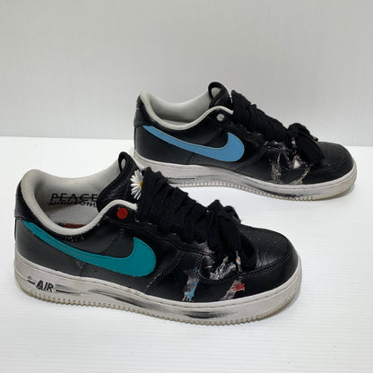 【中古品】【メンズ】 NIKE ナイキ × peaceminusone ピースマイナスワン 別注 コラボ AIR FORCE 1 LOW PARA-NOISE AQ3692-004 エアフォース1 ロー パラノイズ スニーカー 靴 シューズ 160-260830-ko-02-tei サイズ：28cm カラー：ブラック 万代Net店