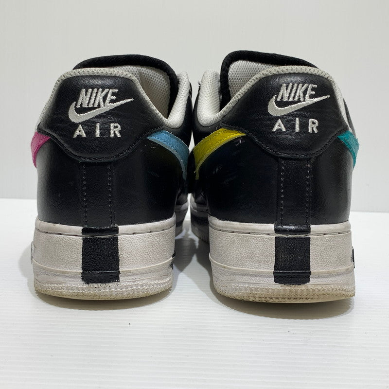 【中古品】【メンズ】 NIKE ナイキ × peaceminusone ピースマイナスワン 別注 コラボ AIR FORCE 1 LOW PARA-NOISE AQ3692-004 エアフォース1 ロー パラノイズ スニーカー 靴 シューズ 160-260830-ko-02-tei サイズ：28cm カラー：ブラック 万代Net店