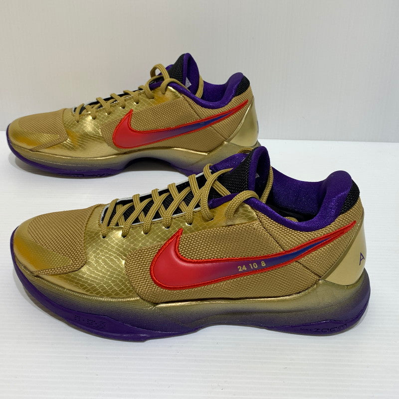 【中古品】【メンズ】 NIKE ナイキ × UNDEFEATED アンディフィーテッド 別注 コラボ KOBE V PROTRO HALL OF FAME DA6809-700 コービー5 プロトロ スニーカー 靴 シューズ 160-260830-ko-03-tei サイズ：26.5cm カラー：ゴールド 万代Net店