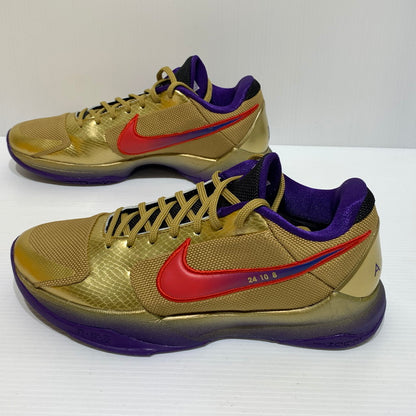 【中古品】【メンズ】 NIKE ナイキ × UNDEFEATED アンディフィーテッド 別注 コラボ KOBE V PROTRO HALL OF FAME DA6809-700 コービー5 プロトロ スニーカー 靴 シューズ 160-260830-ko-03-tei サイズ：26.5cm カラー：ゴールド 万代Net店