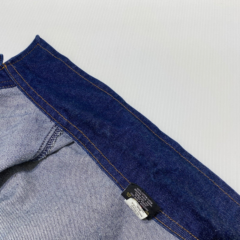 【中古品】【メンズ】 PRISON BLUES プリズンブルース DENIM JACKET デニム ジャケット ライトアウター 145-260831-yo-10-tei サイズ：03 カラー：インディゴ 万代Net店