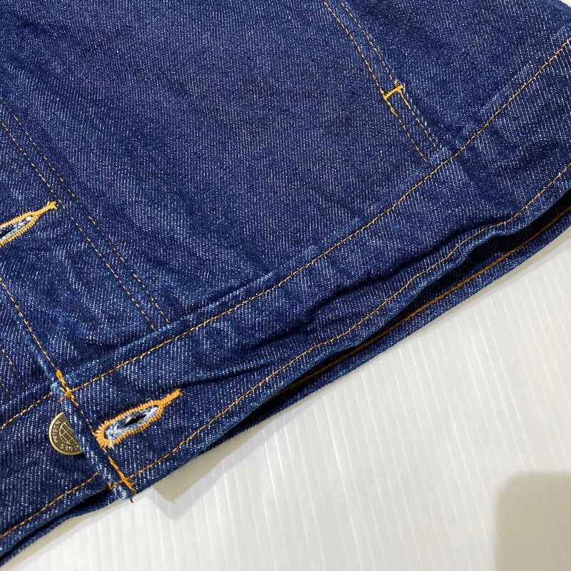 【中古品】【メンズ】 PRISON BLUES プリズンブルース DENIM JACKET デニム ジャケット ライトアウター 145-260831-yo-10-tei サイズ：03 カラー：インディゴ 万代Net店
