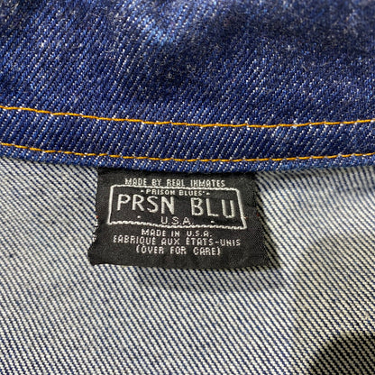 【中古品】【メンズ】 PRISON BLUES プリズンブルース DENIM JACKET デニム ジャケット ライトアウター 145-260831-yo-10-tei サイズ：03 カラー：インディゴ 万代Net店
