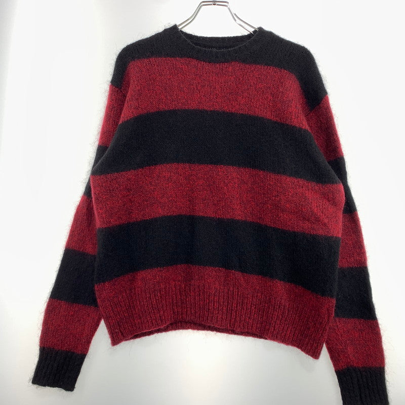【中古品】【メンズ】 STUSSY ステューシー BIG STRIPE CREW KNIT 117277 ビッグストライプ クルーネック ニット トップス セーター 142-260901-ko-08-teih サイズ：M カラー：ボーダー 万代Net店