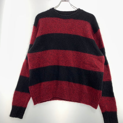 【中古品】【メンズ】 STUSSY ステューシー BIG STRIPE CREW KNIT 117277 ビッグストライプ クルーネック ニット トップス セーター 142-260901-ko-08-teih サイズ：M カラー：ボーダー 万代Net店