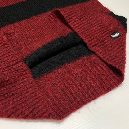 【中古品】【メンズ】 STUSSY ステューシー BIG STRIPE CREW KNIT 117277 ビッグストライプ クルーネック ニット トップス セーター 142-260901-ko-08-teih サイズ：M カラー：ボーダー 万代Net店